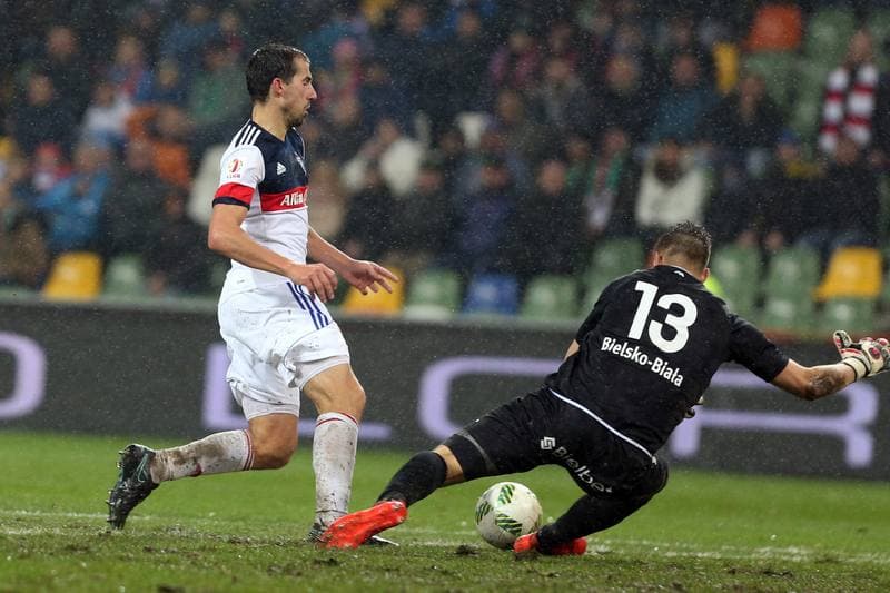 Football. I Liga. Podbeskidzie Bielsko-Biala - Gornik Zabrze. 06.11.2016