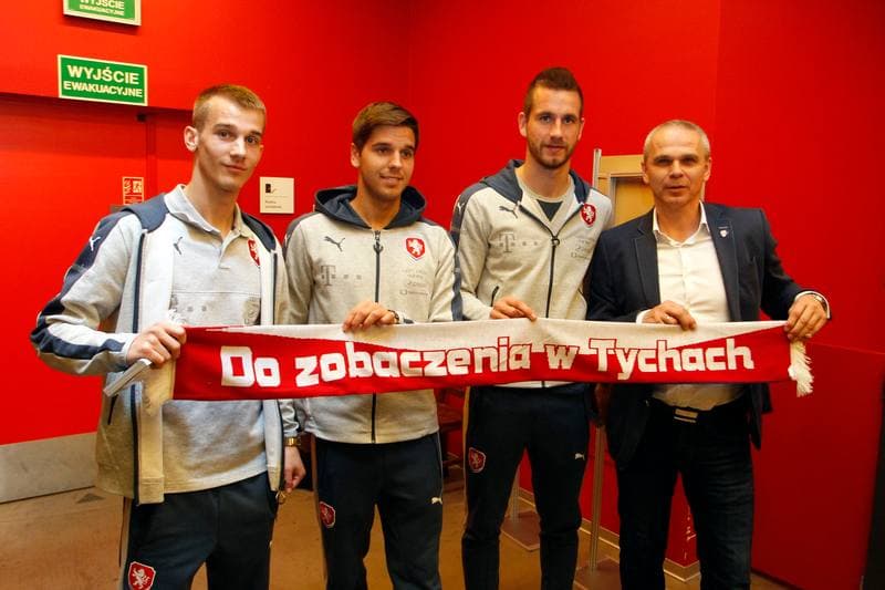 Football. Czech Republic U21. Press Conference. 25.03.2017