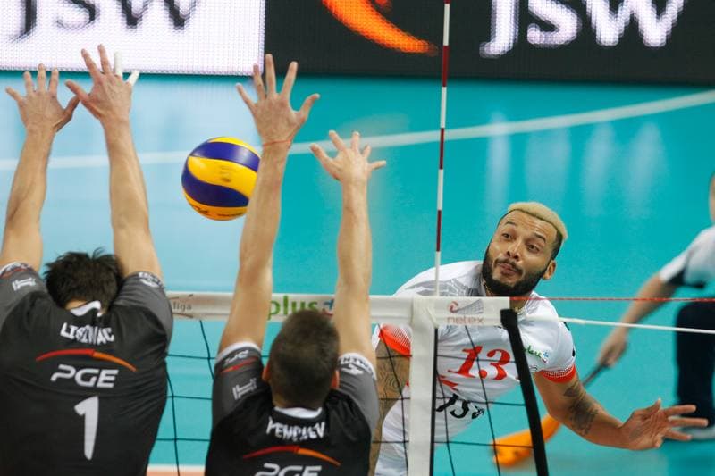 Volleyball. PlusLiga. Jastrzebski Wegiel - PGE Skra Belchatow. 09.11.2016