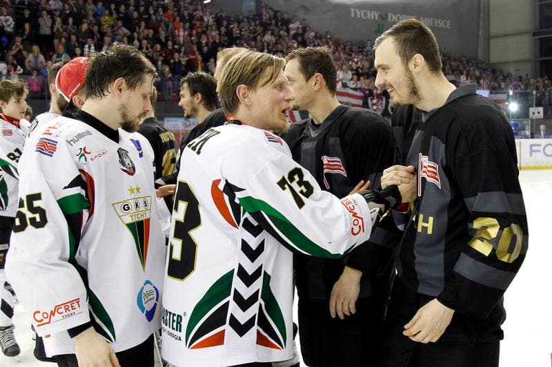 Ice Hockey. Polska Hokej Liga. GKS Tychy - Comarch Cracovia. 02.04.2017