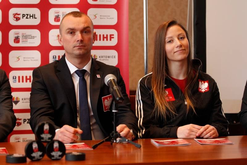 Ice Hockey. Women's Division 1B World Championship. Press Conference. 06.04.2017