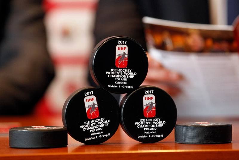 Ice Hockey. Women's Division 1B World Championship. Press Conference. 06.04.2017