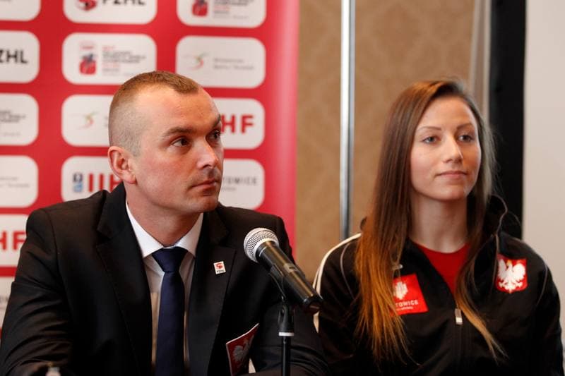 Ice Hockey. Women's Division 1B World Championship. Press Conference. 06.04.2017