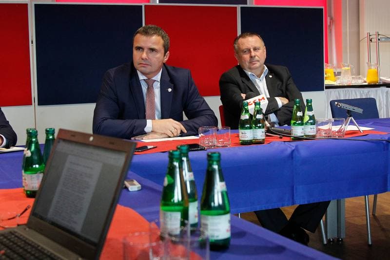 Football. Piast Gliwice. Press Conference. 10.11.2016