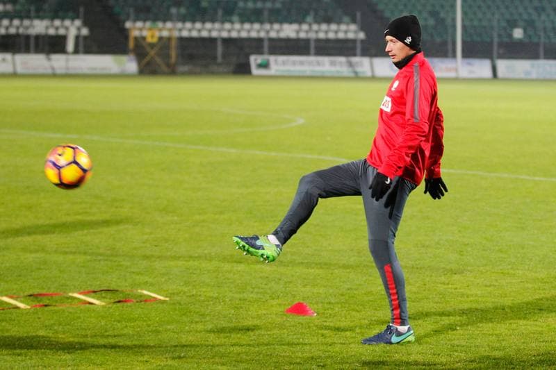 Football. Poland U21. Training. 10.11.2016