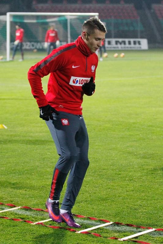 Football. Poland U21. Training. 10.11.2016