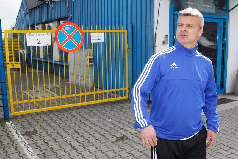 Football. Ruch Chorzow. Press Conference. 24.04.2017