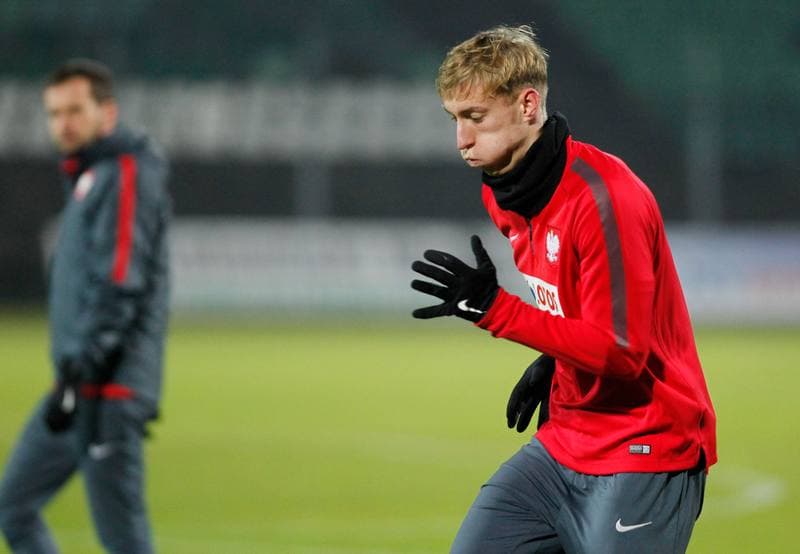 Football. Poland U21. Training. 10.11.2016