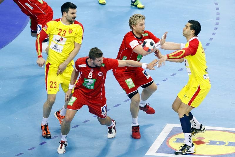 Handball. EHF Euro 2016. FYR Macedonia - Norway. 25.01.2016