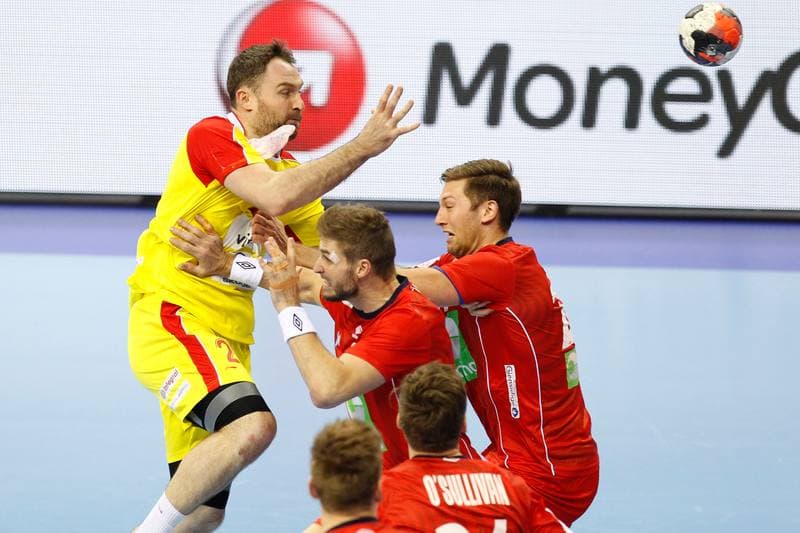 Handball. EHF Euro 2016. FYR Macedonia - Norway. 25.01.2016