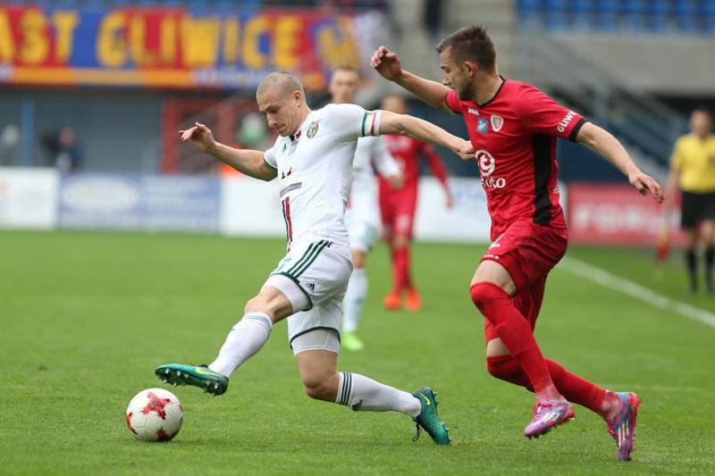 Football. Lotto Ekstraklasa. Piast Gliwice - Slask Wroclaw. 06.05.2017