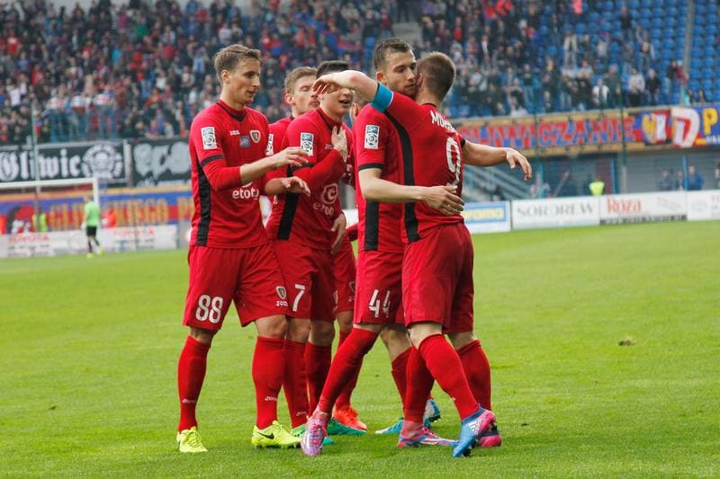 Football. Lotto Ekstraklasa. Piast Gliwice - Slask Wroclaw. 06.05.2017