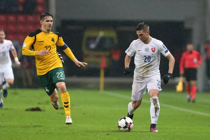 Football. World Cup Qualifiers. Slovakia - Lithuania. 11.11.2016