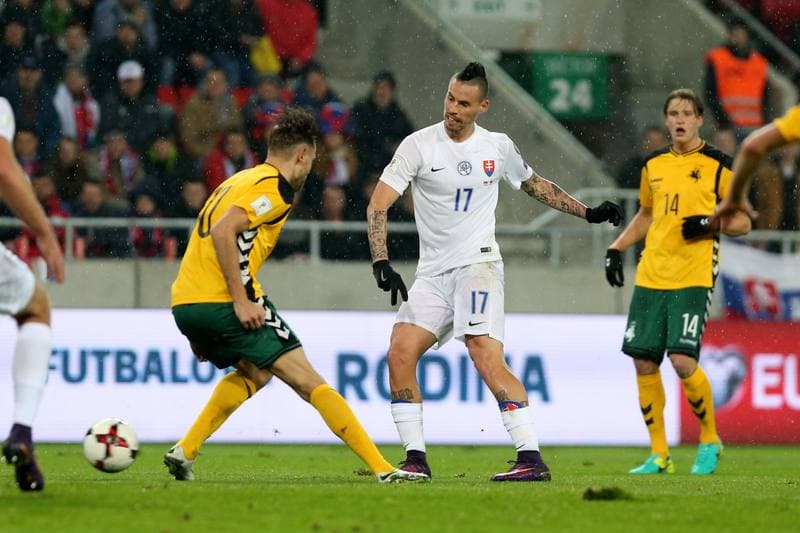 Football. World Cup Qualifiers. Slovakia - Lithuania. 11.11.2016