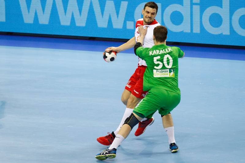 Handball. Men's EHF Euro 2016. Poland - Belarus. 25.01.2016