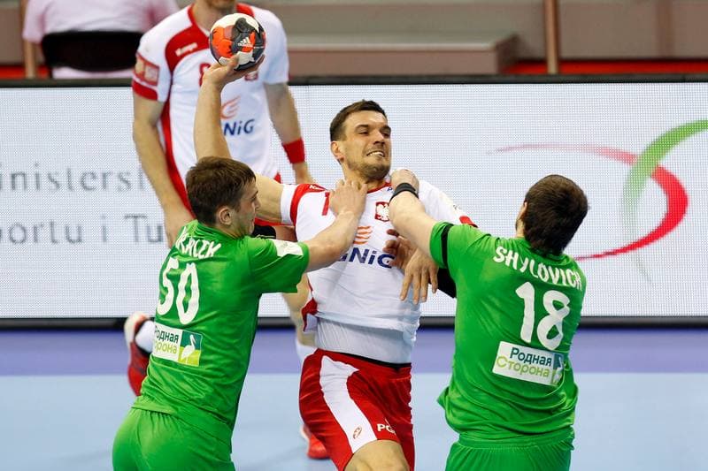 Handball. Men's EHF Euro 2016. Poland - Belarus. 25.01.2016