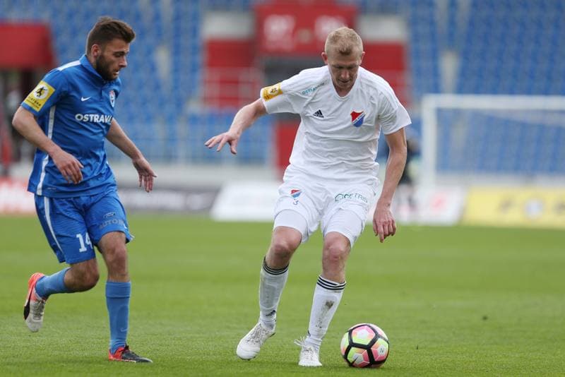 Football. Fortuna Narodni Liga. MFK Vitkovice - Banik Ostrava. 10.05.2017