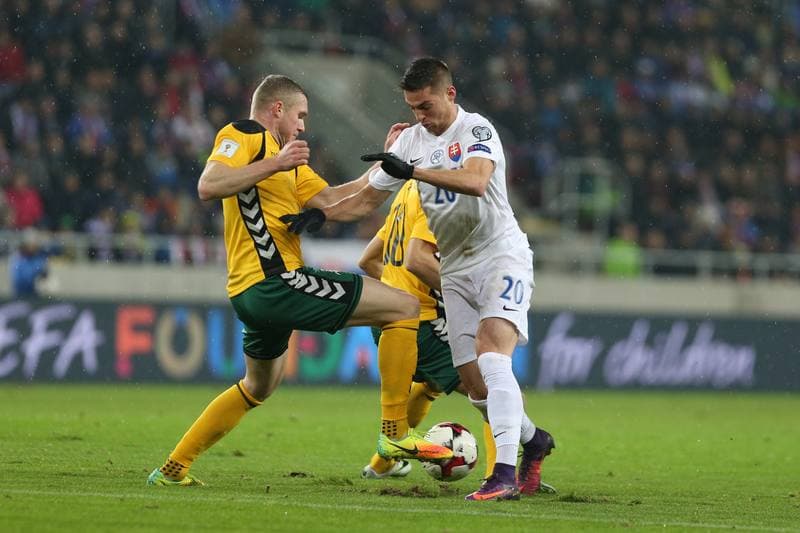 Football. World Cup Qualifiers. Slovakia - Lithuania. 11.11.2016