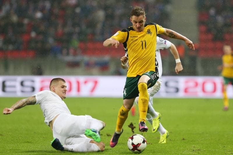 Football. World Cup Qualifiers. Slovakia - Lithuania. 11.11.2016