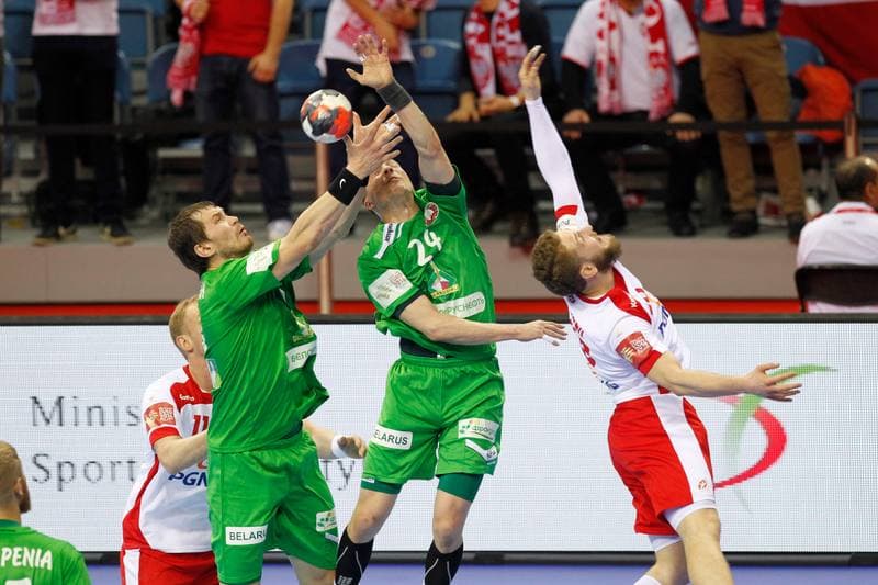 Handball. Men's EHF Euro 2016. Poland - Belarus. 25.01.2016