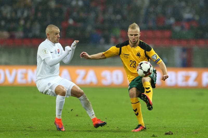 Football. World Cup Qualifiers. Slovakia - Lithuania. 11.11.2016