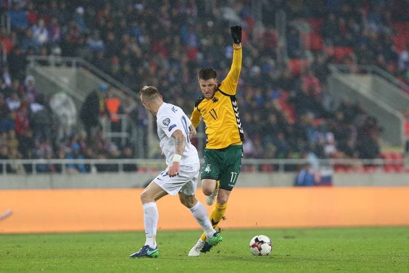 Football. World Cup Qualifiers. Slovakia - Lithuania. 11.11.2016