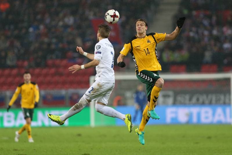 Football. World Cup Qualifiers. Slovakia - Lithuania. 11.11.2016