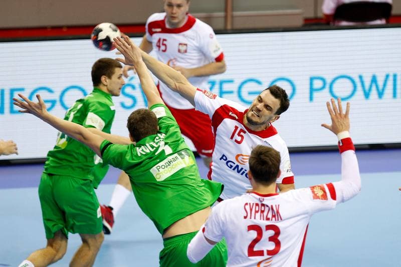 Handball. Men's EHF Euro 2016. Poland - Belarus. 25.01.2016