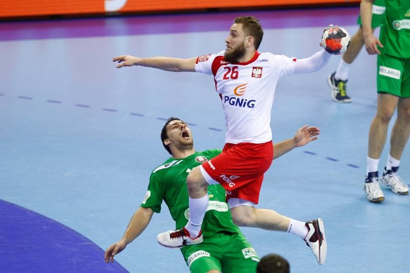 Handball. Men's EHF Euro 2016. Poland - Belarus. 25.01.2016