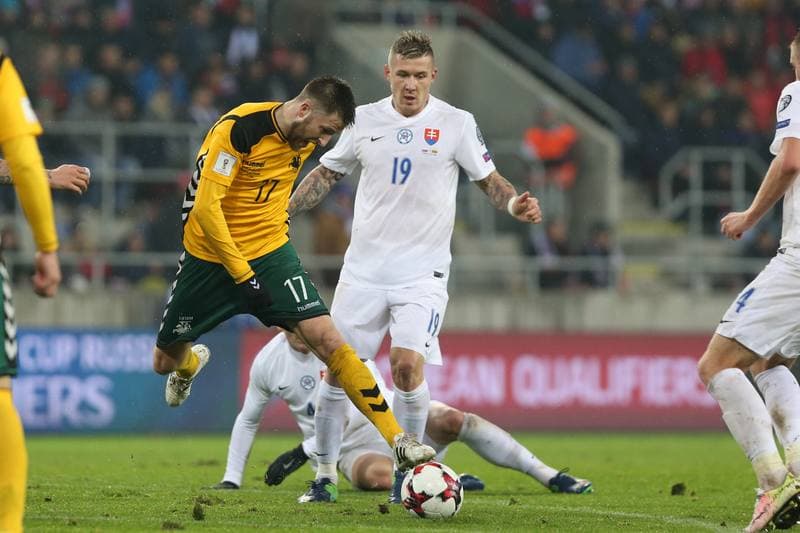 Football. World Cup Qualifiers. Slovakia - Lithuania. 11.11.2016