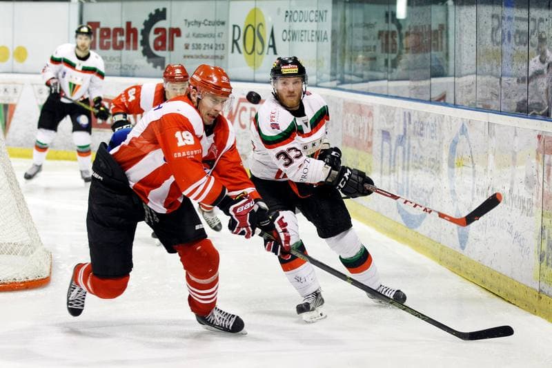 Ice Hockey. Polska Hokej Liga. GKS Tychy - Comarch Cracovia Krakow. 26.01.2016