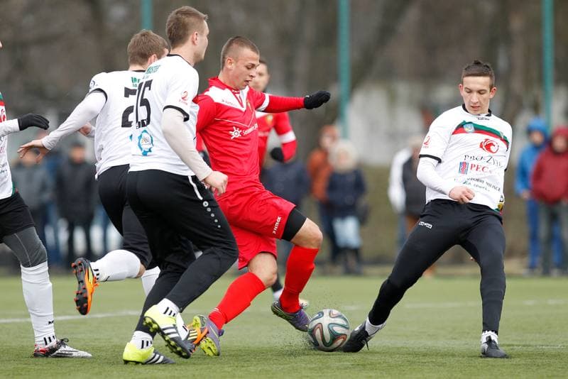 Football. Sparing. Zaglebie Sosnowiec - GKS Tychy. 27.01.2016
