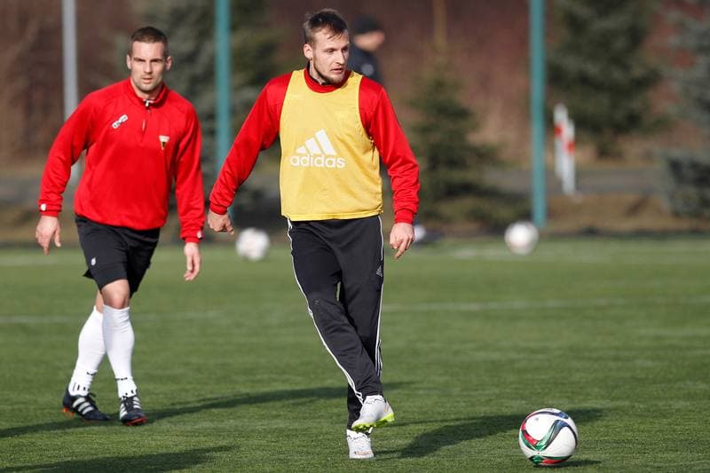 Football. Sparing. Zaglebie Sosnowiec - GKS Tychy. 27.01.2016