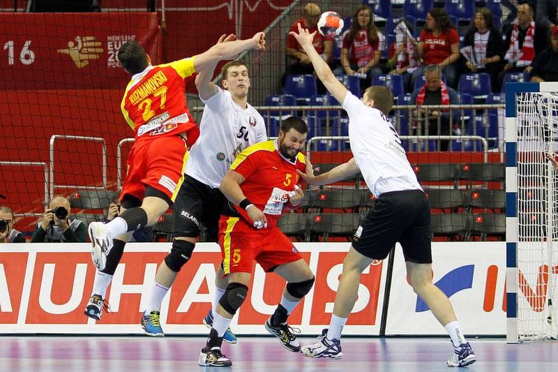 Handball. EHF Euro 2016. FYR Macedonia - Belarus. 27.01.2016