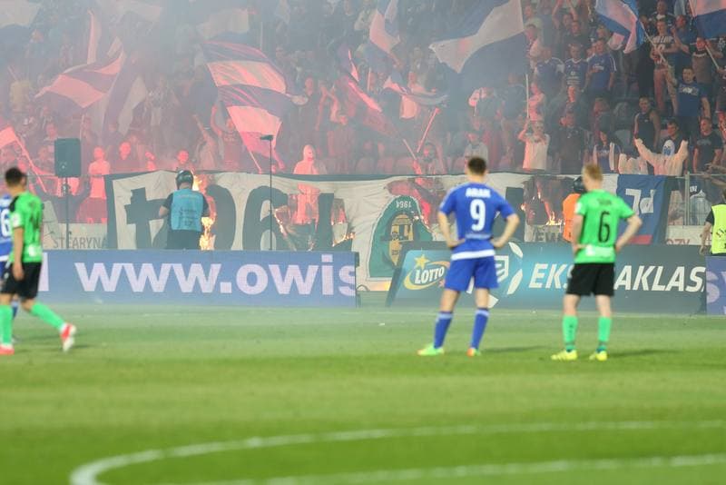 Football. Lotto Ekstraklasa. Ruch Chorzow - Gornik Leczna. 02.06.2017