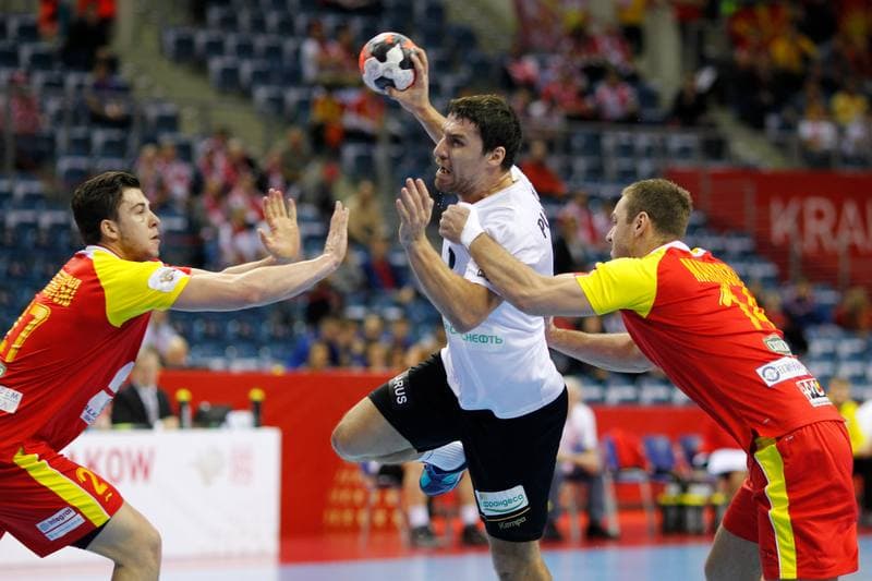 Handball. EHF Euro 2016. FYR Macedonia - Belarus. 27.01.2016