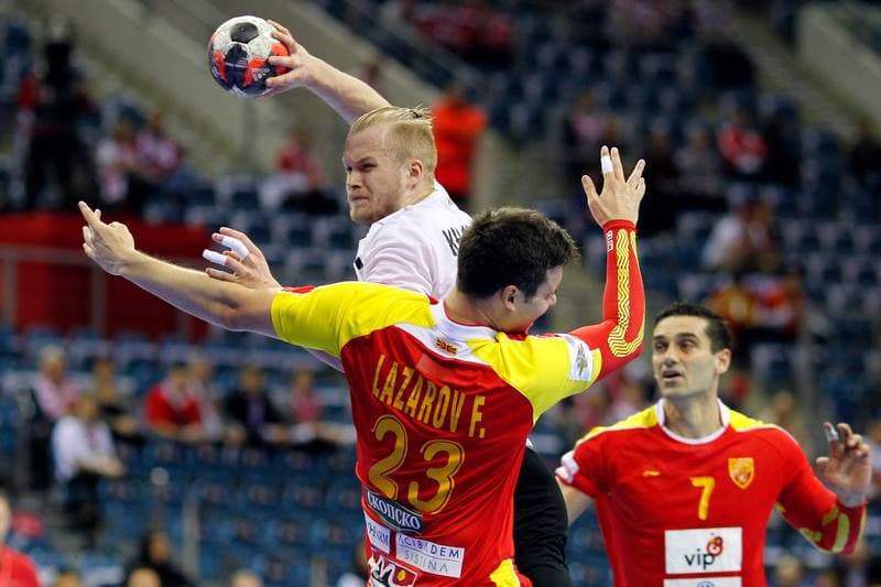 Handball. EHF Euro 2016. FYR Macedonia - Belarus. 27.01.2016