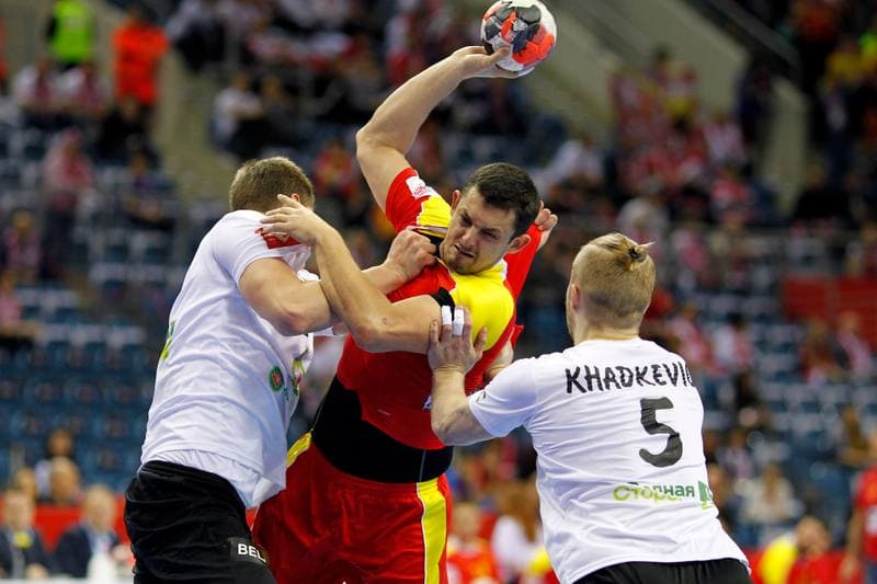 Handball. EHF Euro 2016. FYR Macedonia - Belarus. 27.01.2016