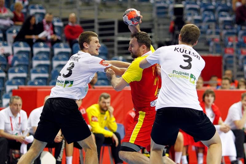 Handball. EHF Euro 2016. FYR Macedonia - Belarus. 27.01.2016
