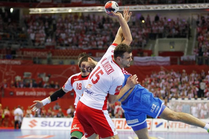 Handball. EHF Euro 2016. Poland - Croatia. 27.01.2016