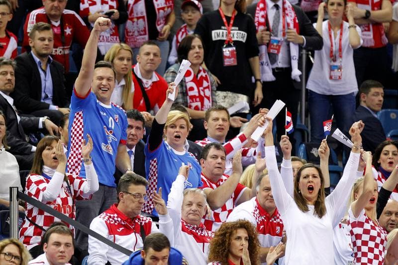Handball. EHF Euro 2016. Poland - Croatia. 27.01.2016