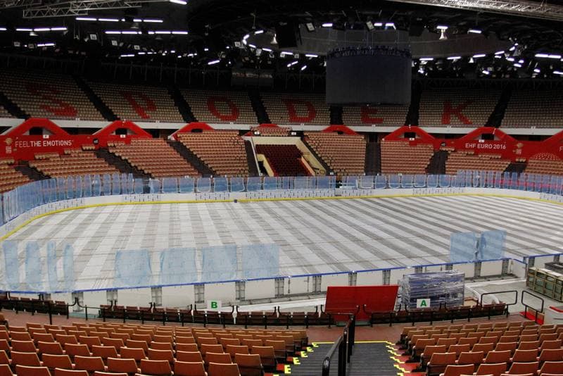 Ice Hockey. Spodek Arena. Press Conference. 28.01.2016