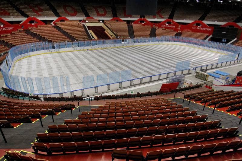 Ice Hockey. Spodek Arena. Press Conference. 28.01.2016