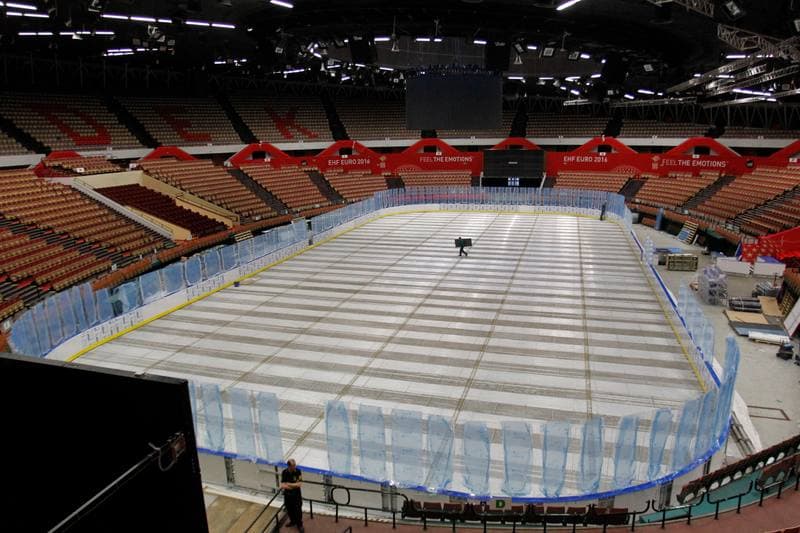 Ice Hockey. Spodek Arena. Press Conference. 28.01.2016