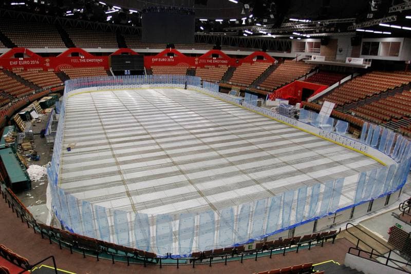 Ice Hockey. Spodek Arena. Press Conference. 28.01.2016