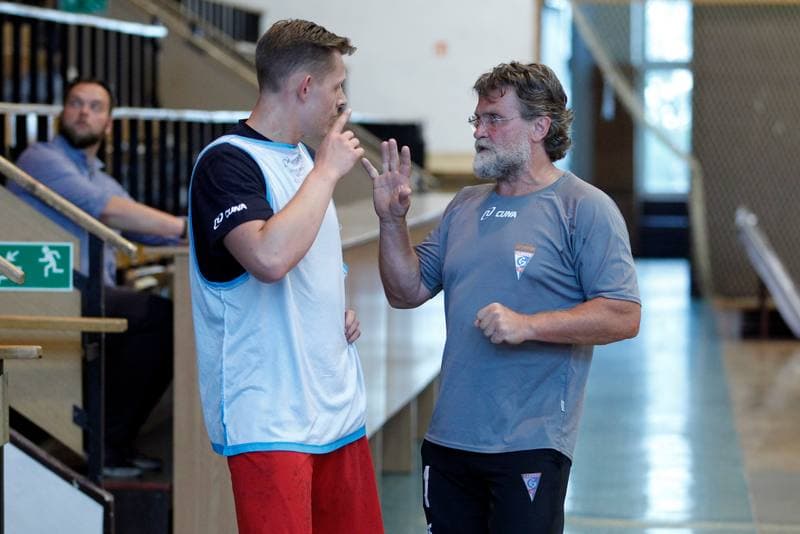 Handball. Gornik Zabrze. Training. 10.07.2017