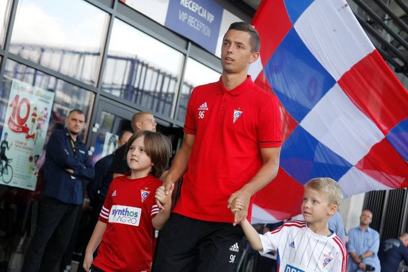 Football. Gornik Zabrze. Team Presentation. 11.07.2017