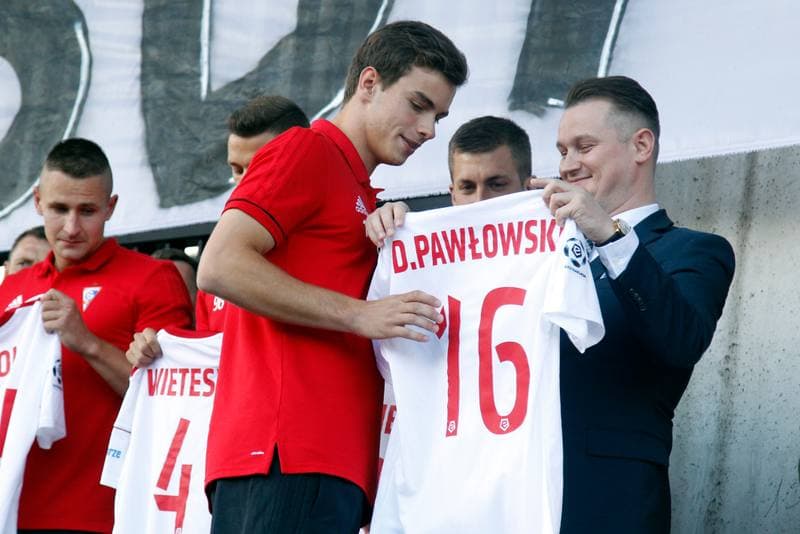 Football. Gornik Zabrze. Team Presentation. 11.07.2017