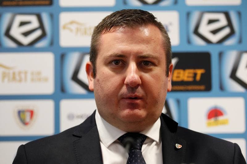 Football. Piast Gliwice. Press Conference. 20.09.2017