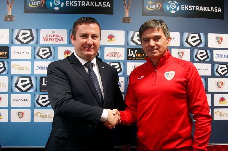 Football. Piast Gliwice. Press Conference. 20.09.2017